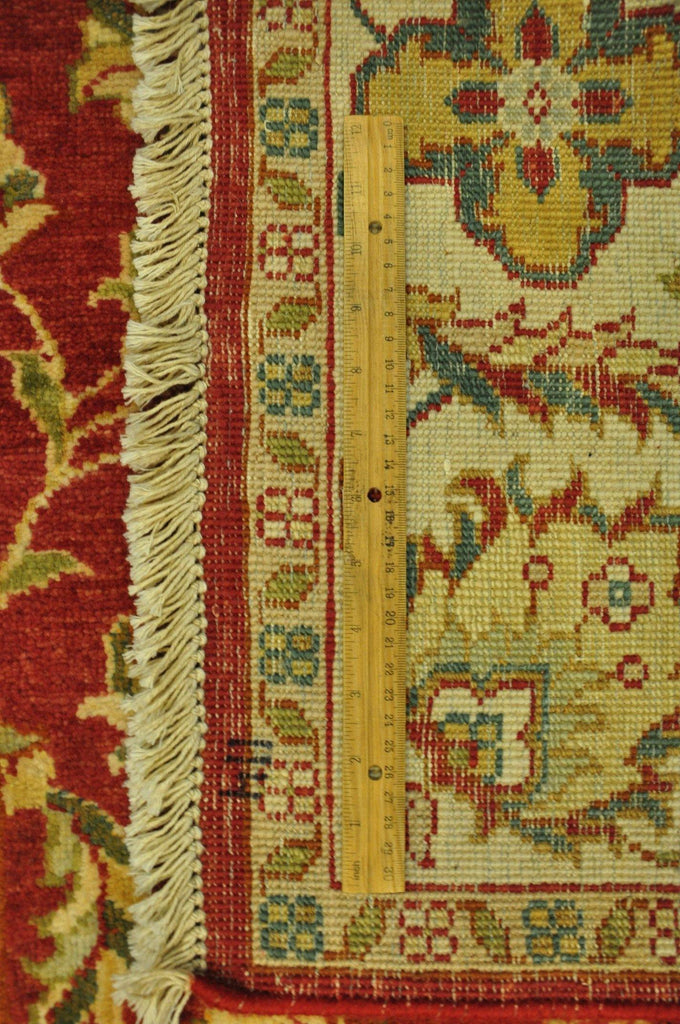 Fascinating 4x6 Authentic Hand-Knotted Vegetable Dyed Chobi Rug - India - bestrugplace