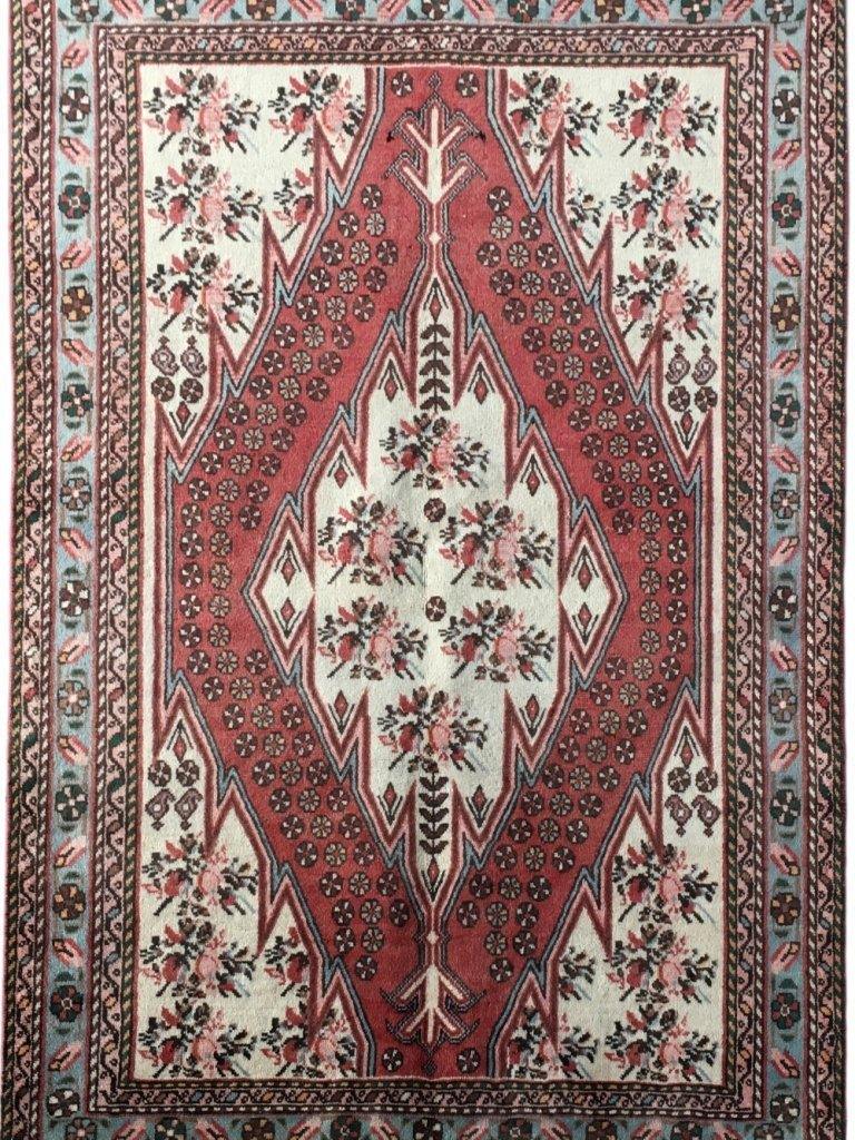 5x6 Authentic Hand-knotted Persian Hamadan Rug - Iran - bestrugplace