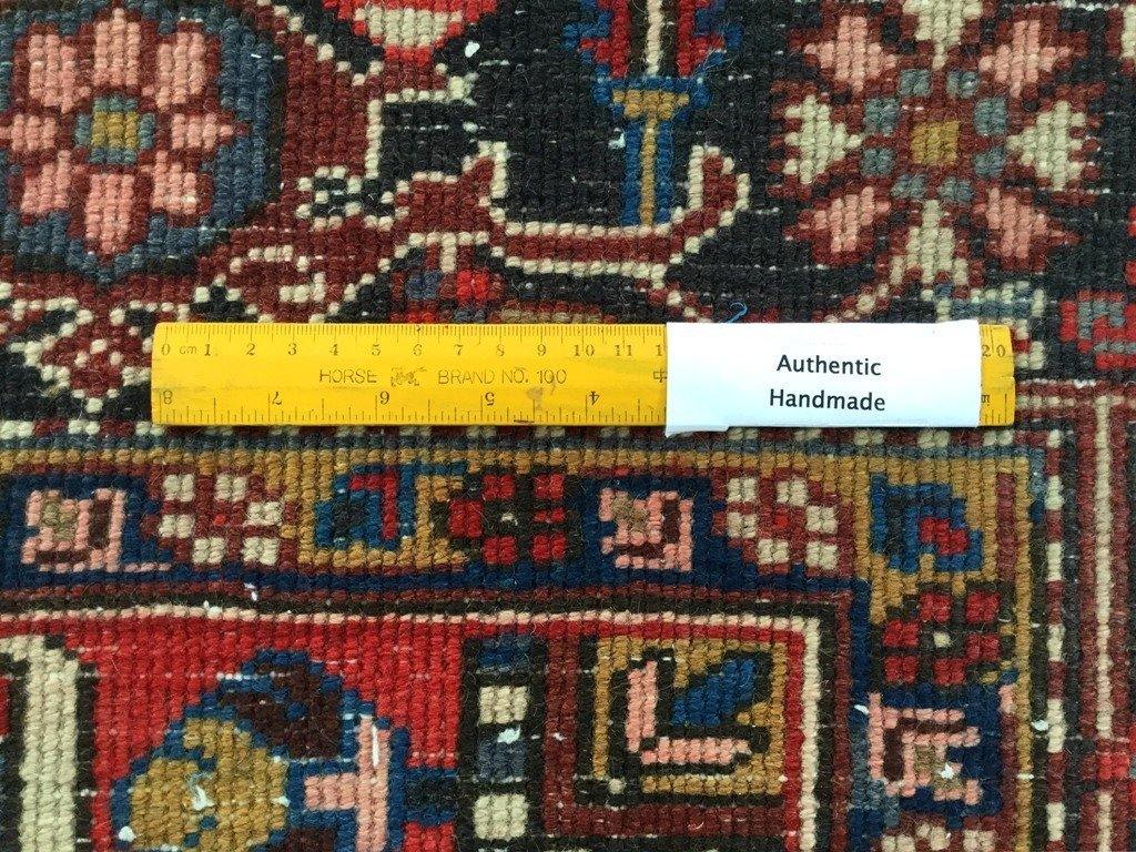 8x11 Authentic Hand Knotted Persian Heriz Rug - Iran - bestrugplace