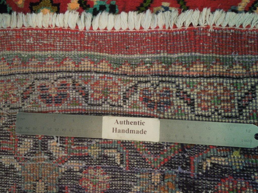 7x10 Authentic Hand Knotted Semi-Antique Persian Tabriz Rug - Iran - bestrugplace