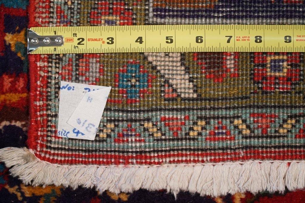10x13 Authentic Hand Knotted Open Filed Persian Sarouk Rug - Iran - bestrugplace