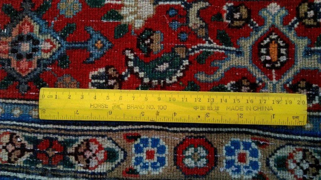 3x8 Authentic Hand Knotted Persian Mood Bijar Rug - Iran - bestrugplace