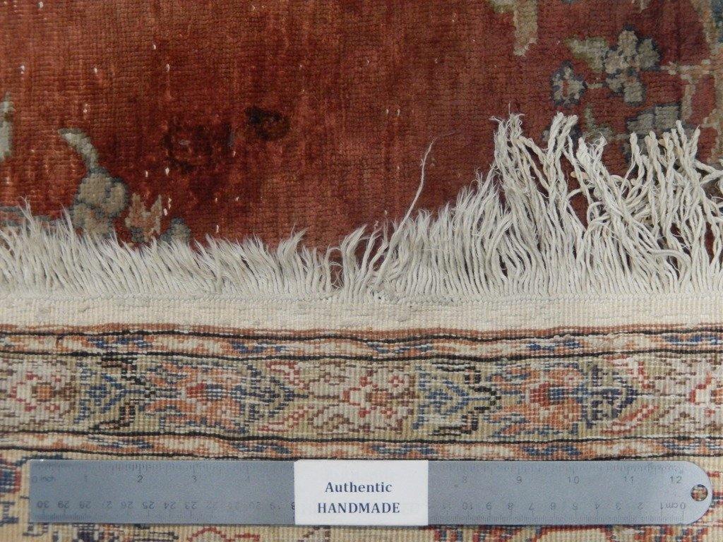 5x7 Antique Persian Silk Rug - Iran - bestrugplace