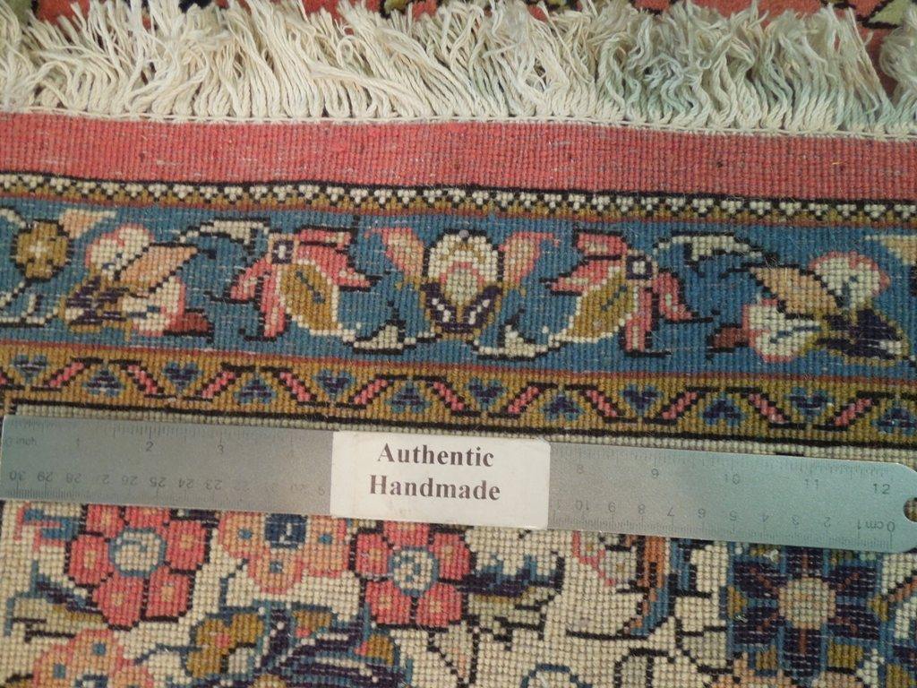 7x11 Authentic Hand Knotted Fine Persian Sarouk Rug - Iran - bestrugplace