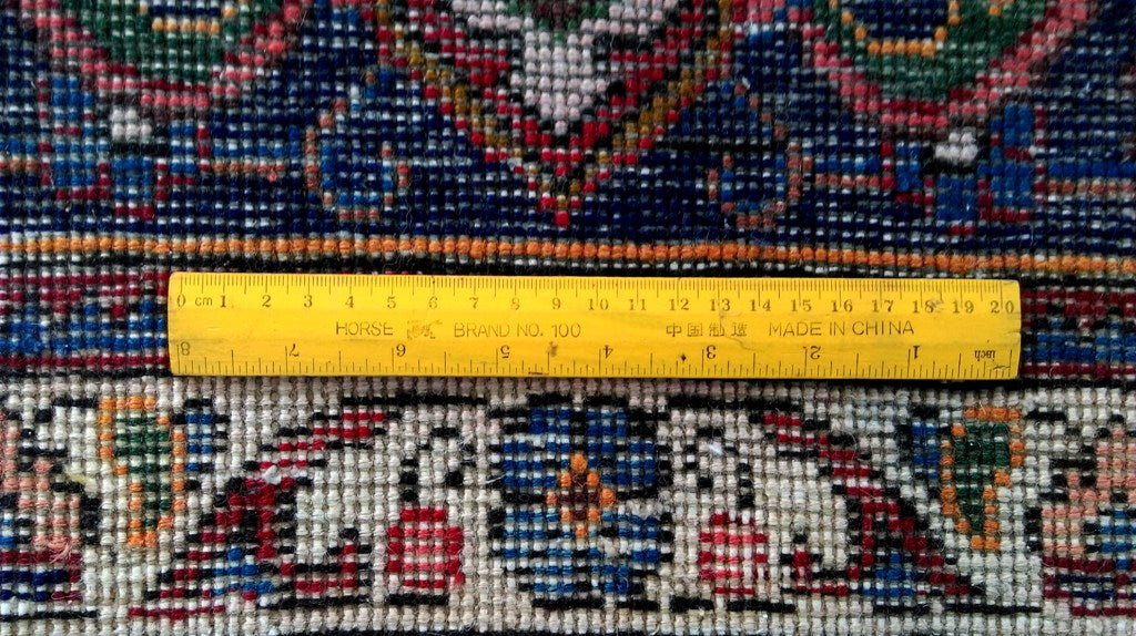 8.2 x 11.2 Red open Field Persian Tabriz Kerman Rug 80135