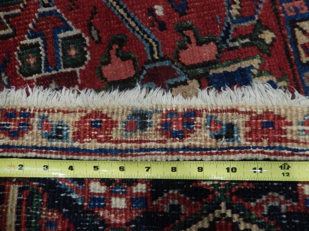 8x10 Authentic Hand Knotted Semi-Antique Persian Heriz Rug - Iran - bestrugplace