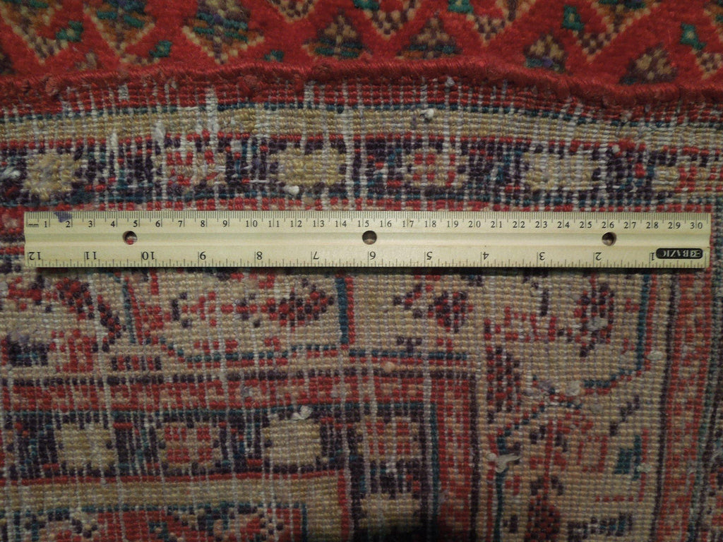 4x9 Authentic Hand-Knotted Semi-Antique Persian Mir Runner - Iran - bestrugplace