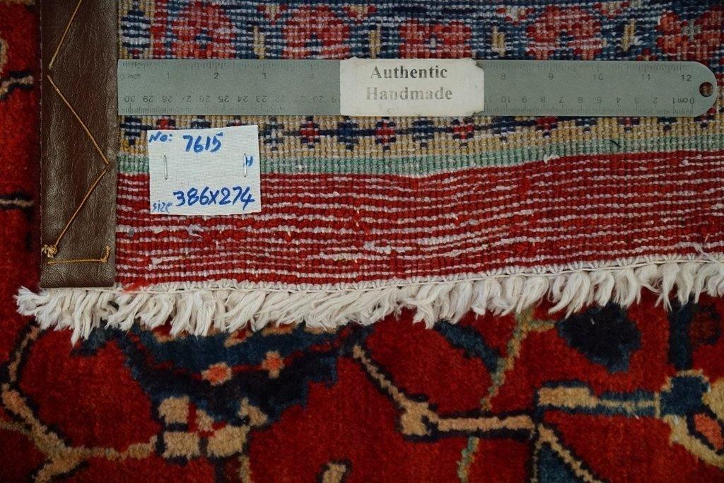 9x13 Authentic Hand Knotted Semi-Antique Persian Sarouk Rug - Iran - bestrugplace