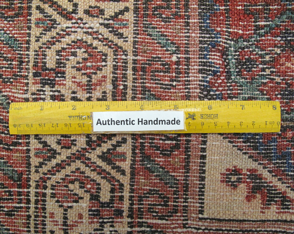 2' x 7' Red Persian Hamadan Rug 82636