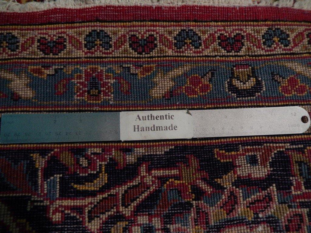 10x13 Authentic Hand Knotted Semi-Antique Persian Kashan Rug - Iran - bestrugplace