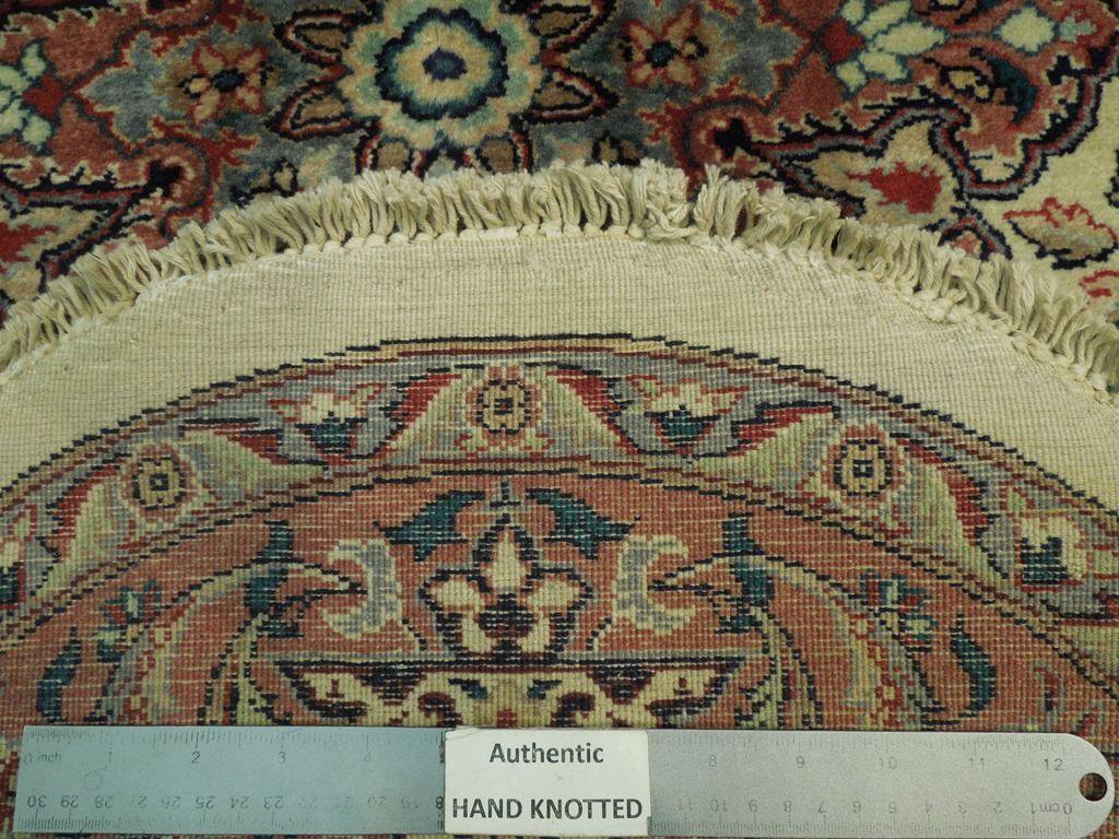 Radiant 5x5 Authentic Handmade Fine Quality Rare shape Rug - Pakistan - bestrugplace