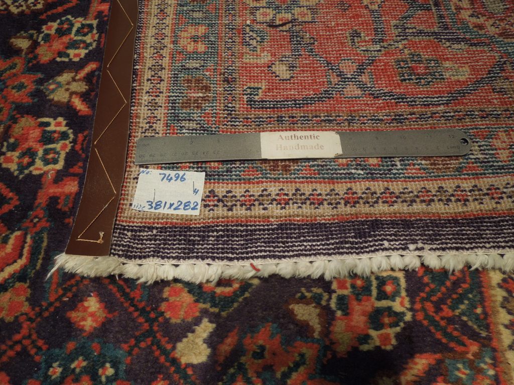 9.6 x 12.8 Semi Antique Persian Tabriz Herati Rug 74860
