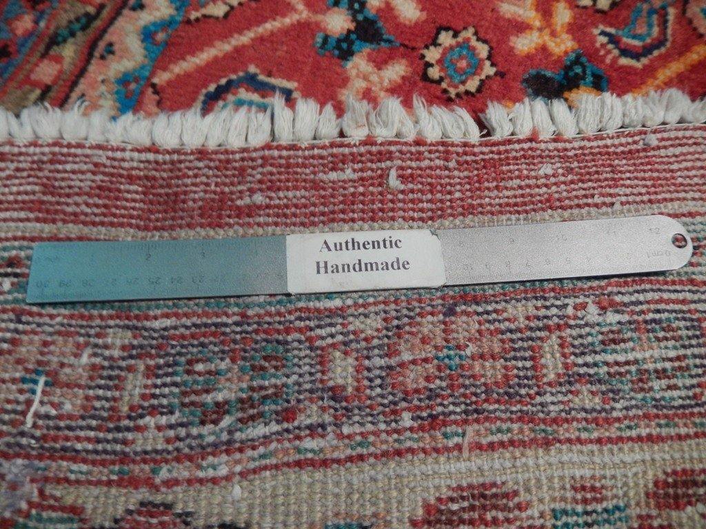 9x13 Authentic Hand Knotted Semi-Antique Persian Qum Mahal Rug - Iran - bestrugplace