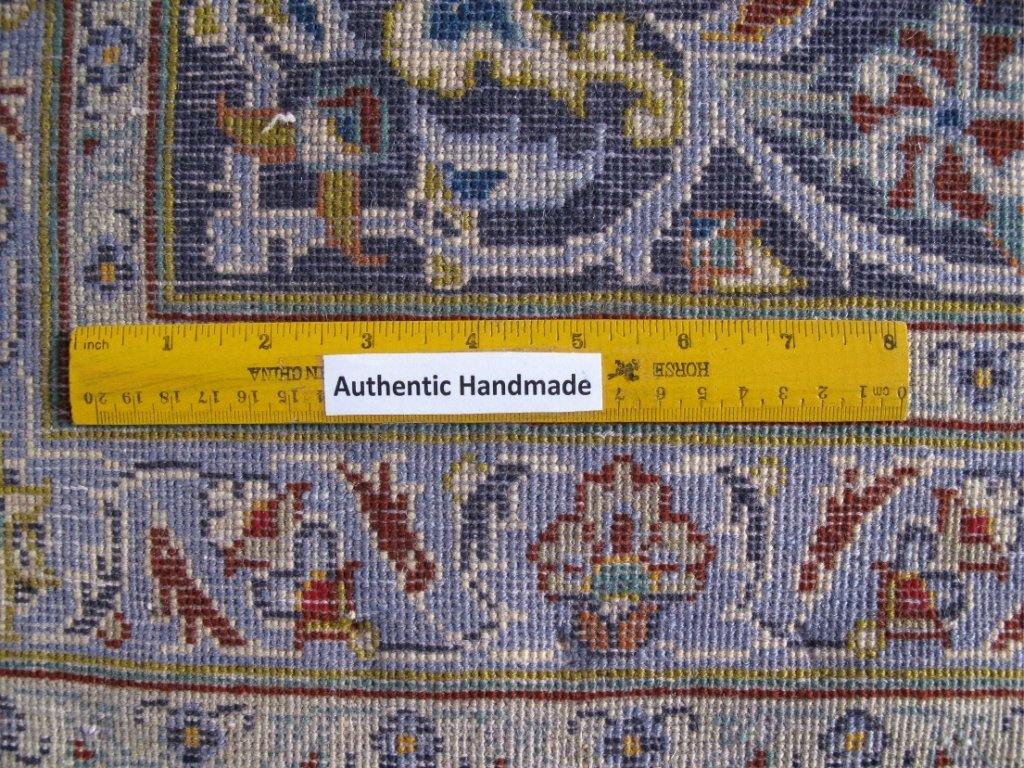 9x13 Authentic Hand-knotted Persian Signed Kashan Rug - Iran - bestrugplace