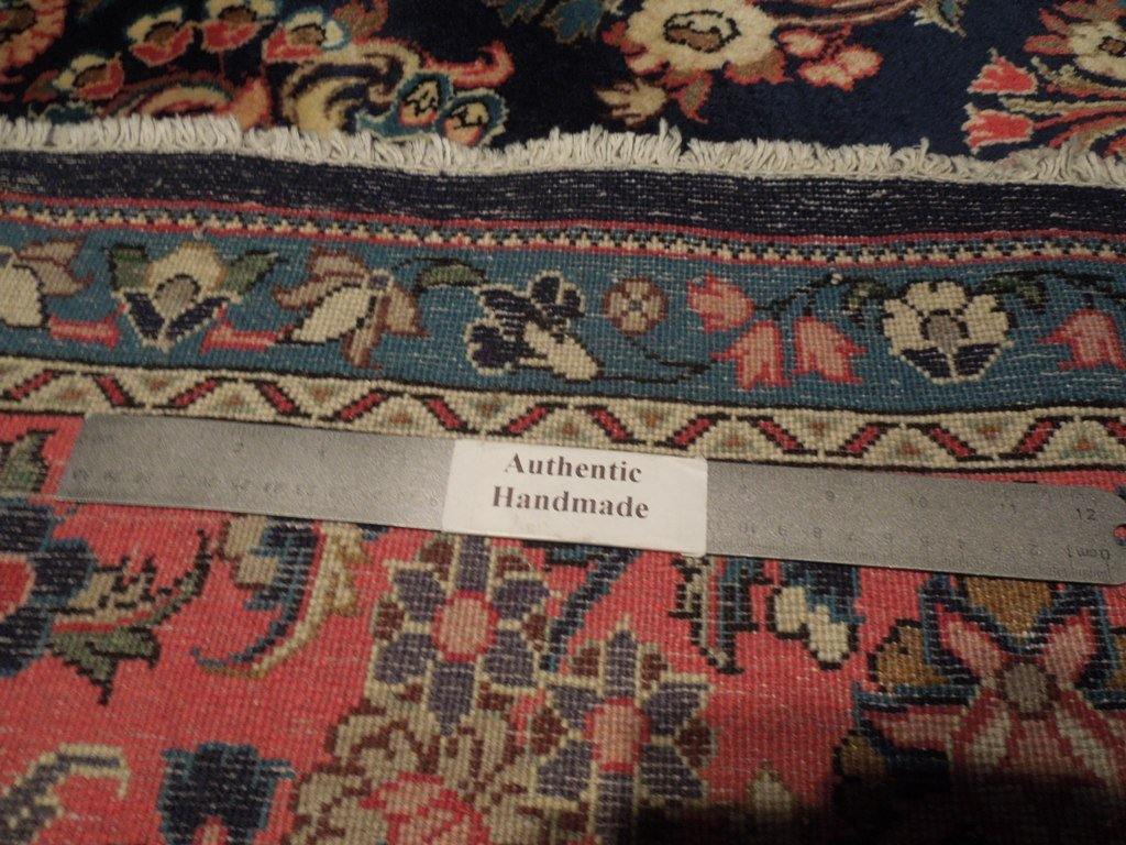 7x11 Authentic Hand Knotted Fine Persian Sarouk Rug - Iran - bestrugplace