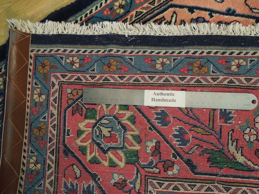 7' x 10' Navy Blue Fine Persian Bijar Rug 72422