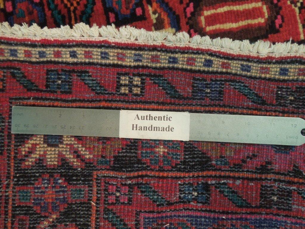 5x10 Authentic Hand Knotted Semi-Antique Persian Herati Runner - Iran - bestrugplace