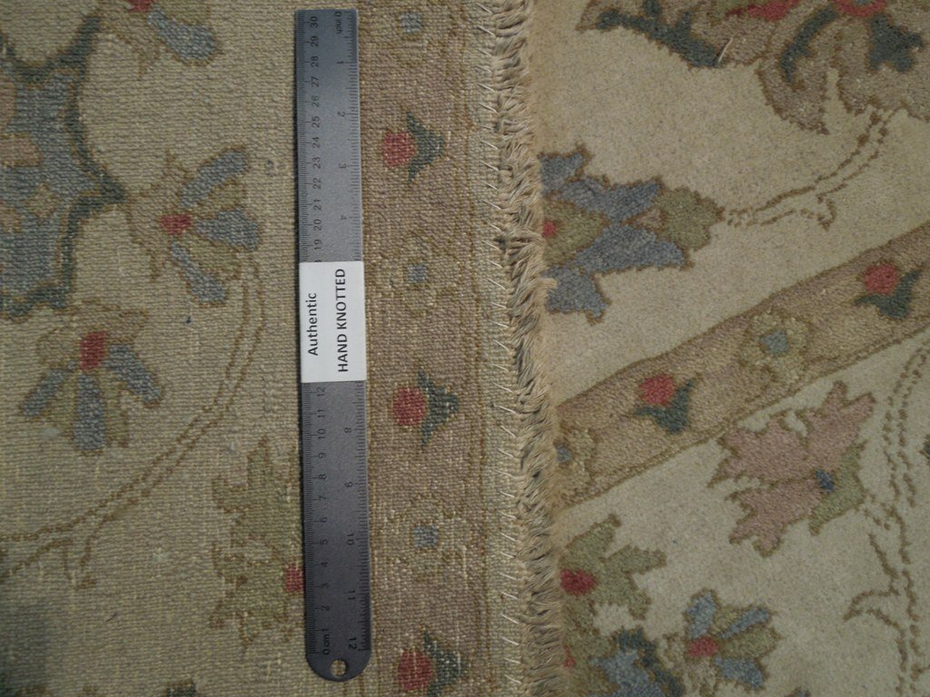 8.4 x 10.3 Vegetable Dyed Handmade Wool Rug #18459