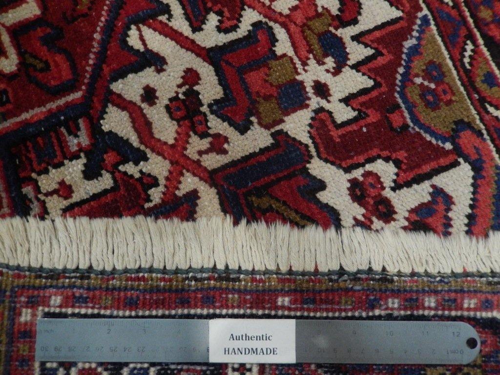 8' x 12' Semi-Antique Persian HERIZ Rug - bestrugplace