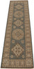 Load image into Gallery viewer, 3&#39; x 8&#39; Olive Green Chobi Peshawar Rug 25193