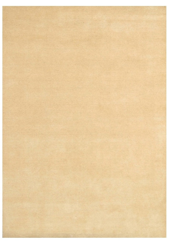 5.1 x 8 Cream White Modern Loom Knotted Rug 70528